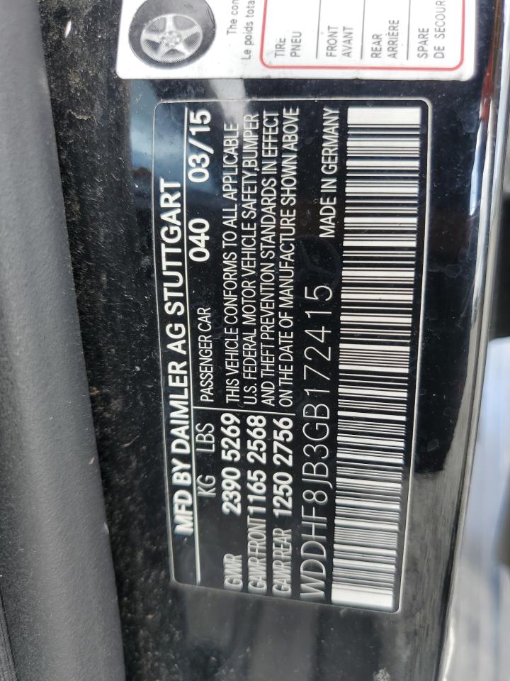 2016 Mercedes-Benz E 350 4Matic VIN: WDDHF8JB3GB172415 Lot: 64489025