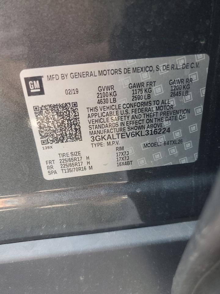 3gkaltev6kl316224 3GKALTEV6KL316224 2019 GMC Terrain Sle