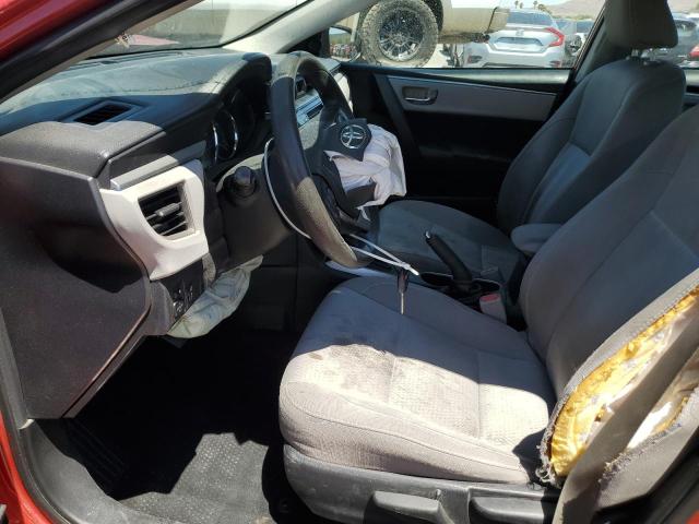 Sedans TOYOTA COROLLA 2016 Czerwony