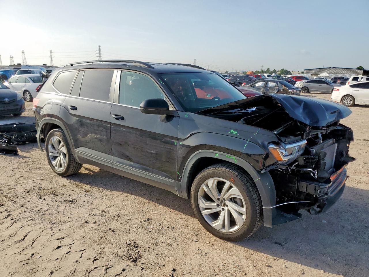 2021 Volkswagen Atlas Se VIN: 1V2WR2CA5MC561264 Lot: 65210395