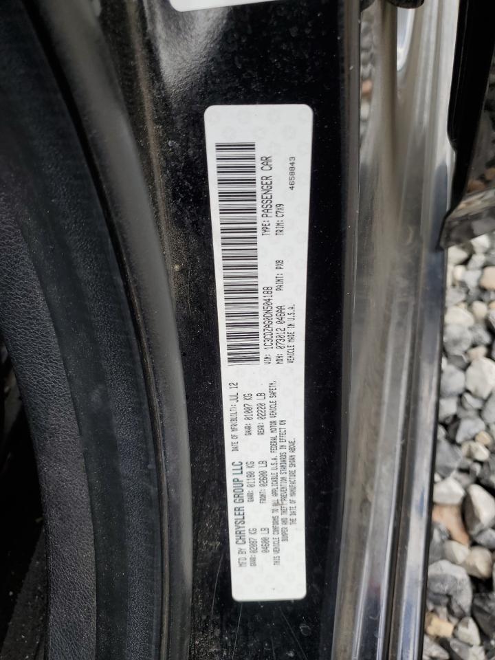 2013 Dodge Avenger Se VIN: 1C3CDZAG0DN504188 Lot: 64118935