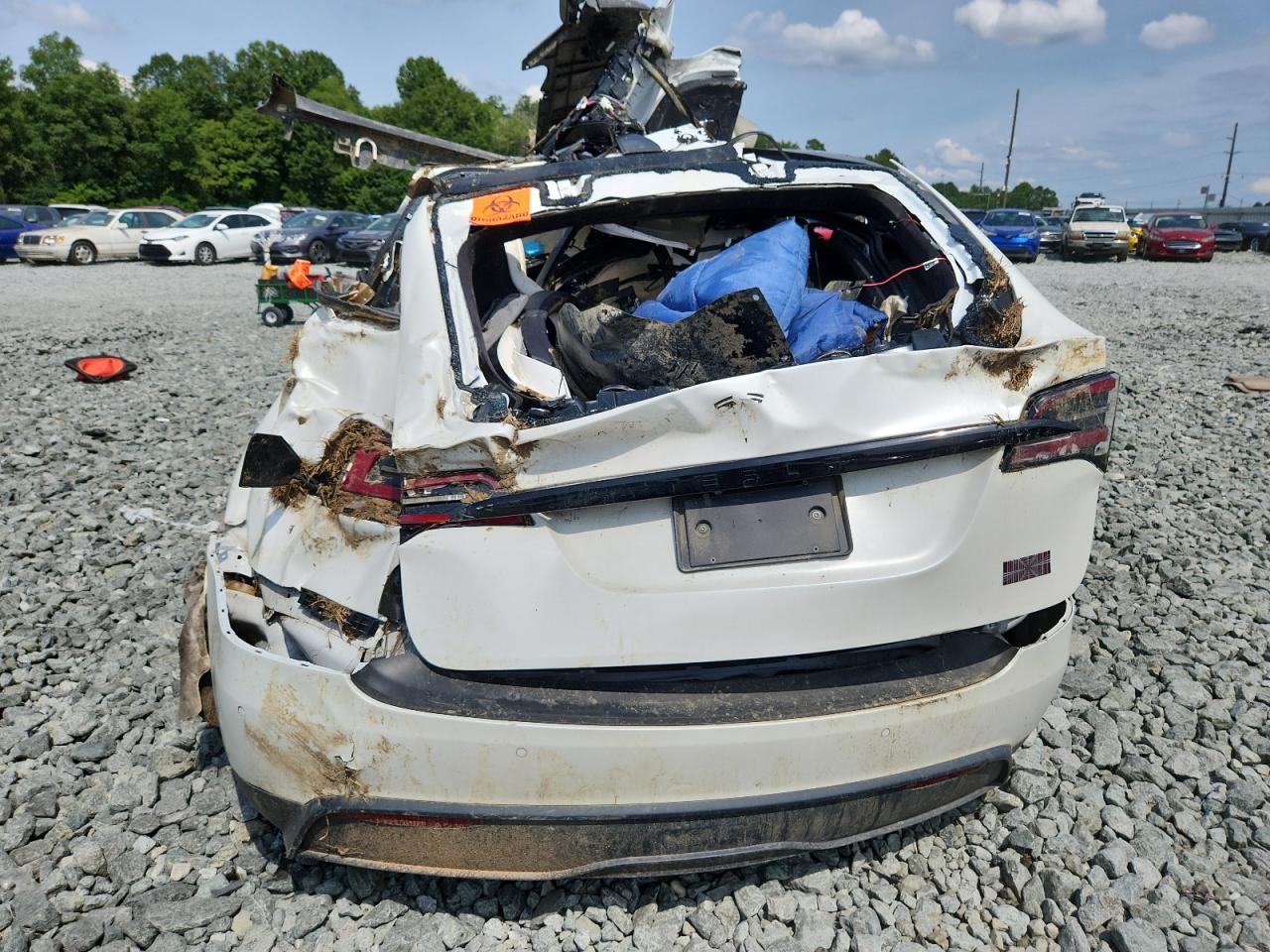 2022 Tesla Model X VIN: 7SAXCBE66NF340280 Lot: 65636765