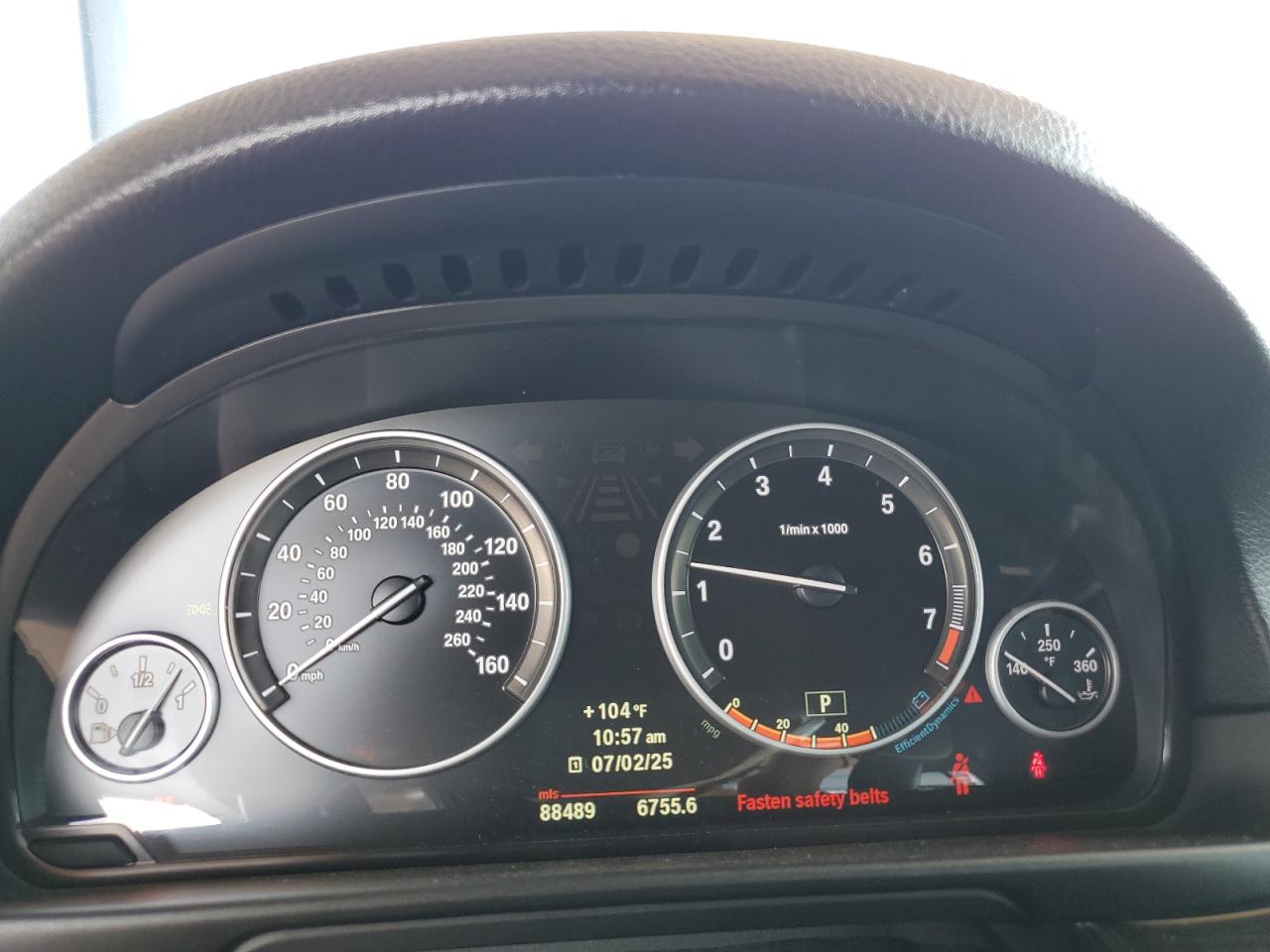 2013 BMW 550 I VIN: WBAFR9C51DDX80274 Lot: 63108975