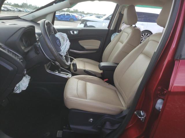  FORD ECOSPORT 2018 Czerwony