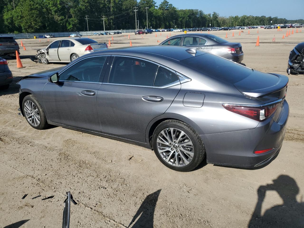 2021 Lexus Es 350 Base grey null gas 58ADZ1B1XMU098976 photo #3