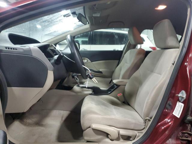  HONDA CIVIC 2012 Bordowy