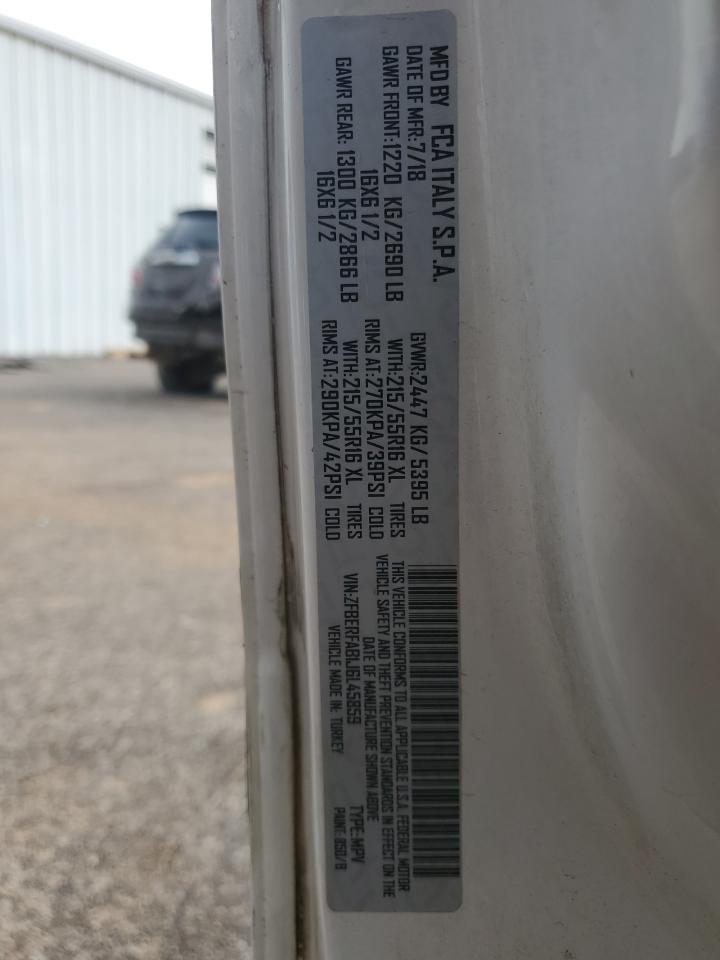 zfberfab1j6l45859 ZFBERFAB1J6L45859 2018 Ram Promaster City