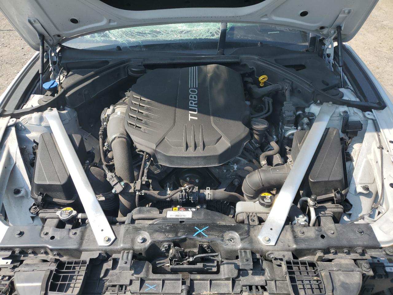 2020 Genesis G70 Prestige VIN: KMTG34LEXLU057776 Lot: 64607625