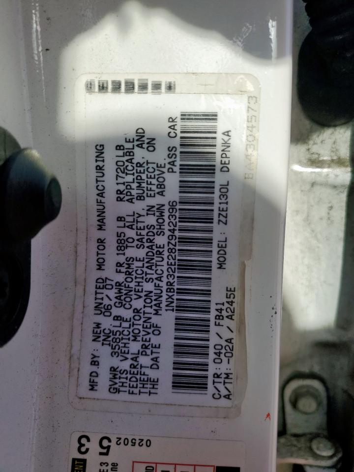 2008 Toyota Corolla Ce VIN: 1NXBR32E28Z942396 Lot: 65289235