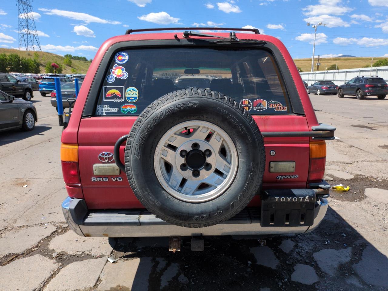 1991 Toyota 4Runner Vn39 Sr5 VIN: JT3VN39W5M0071043 Lot: 63763155