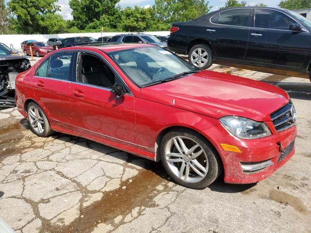 Sedans MERCEDES-BENZ C-CLASS 2014 Czerwony
