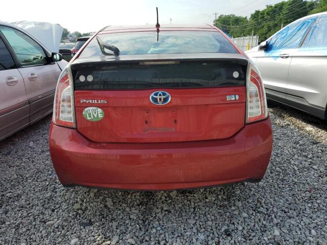  TOYOTA PRIUS 2013 Czerwony