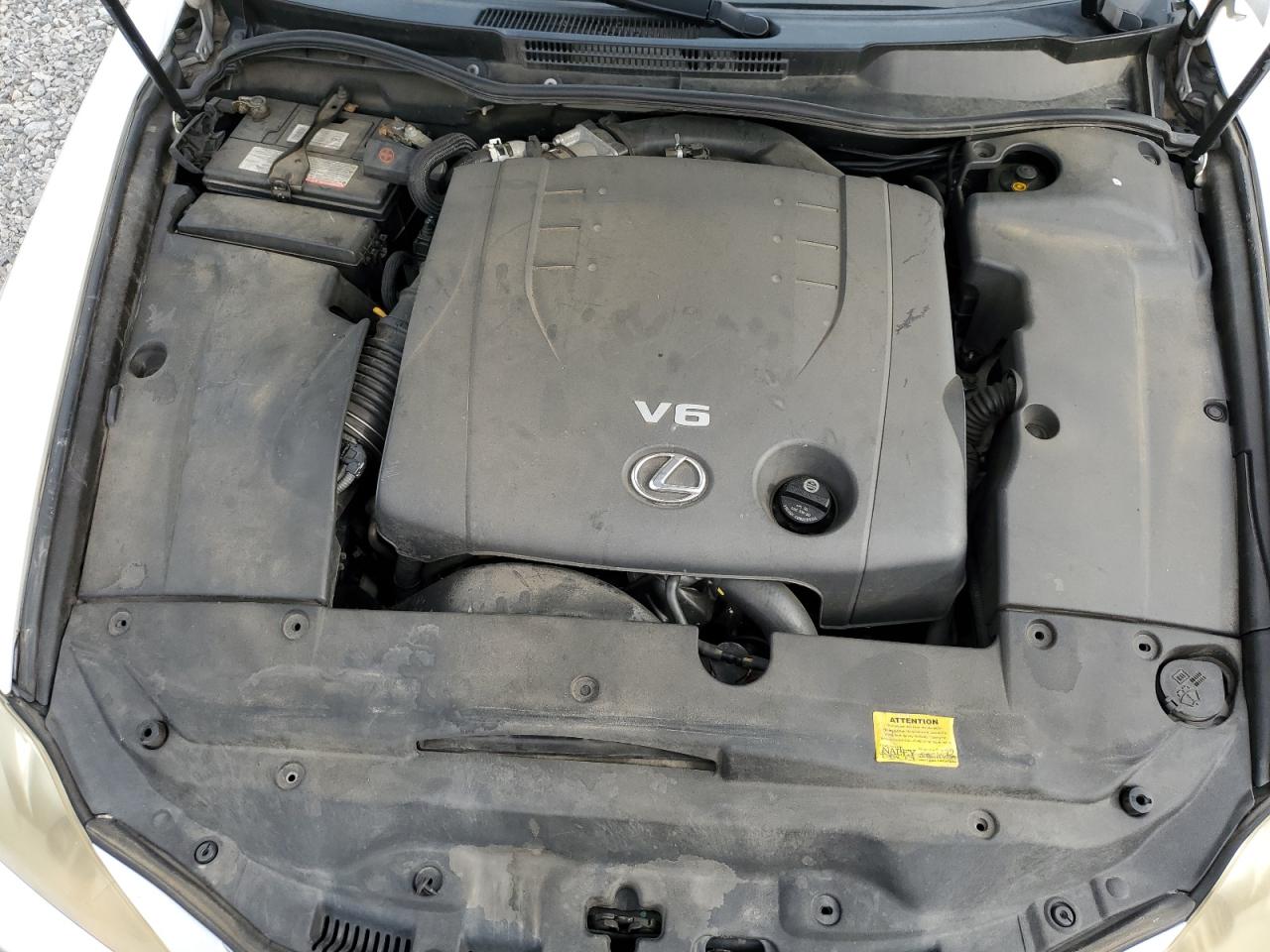 2007 Lexus Is 250 VIN: JTHBK262X72031552 Lot: 64820735