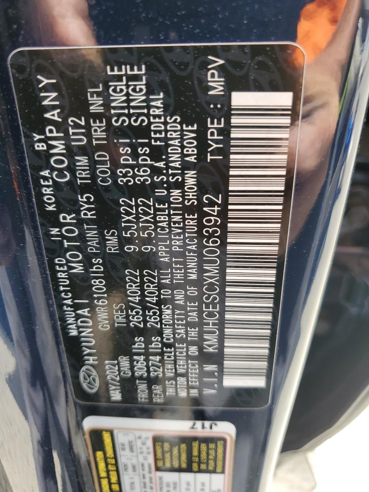 2021 Genesis Gv80 Base VIN: KMUHCESCXMU063942 Lot: 65070275