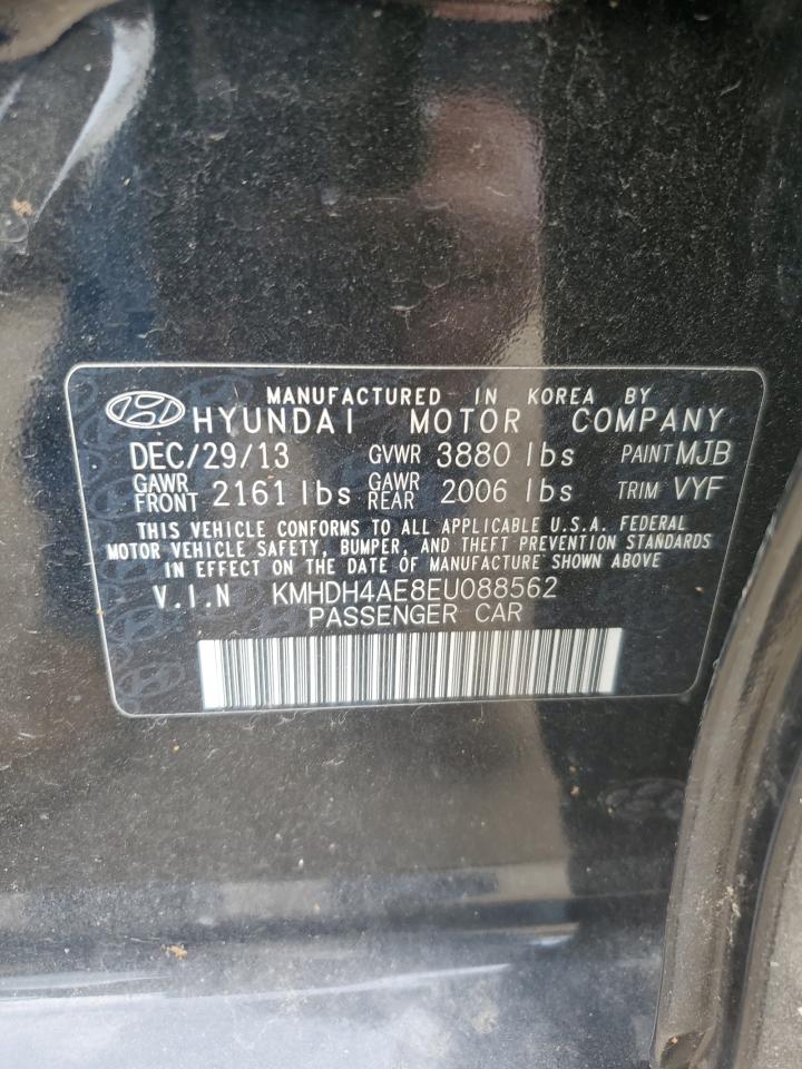 2014 Hyundai Elantra Se VIN: KMHDH4AE8EU088562 Lot: 64817265