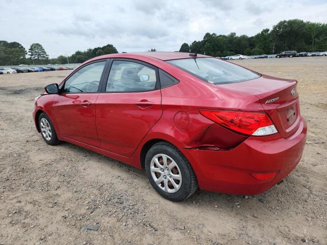  HYUNDAI ACCENT 2013 Красный