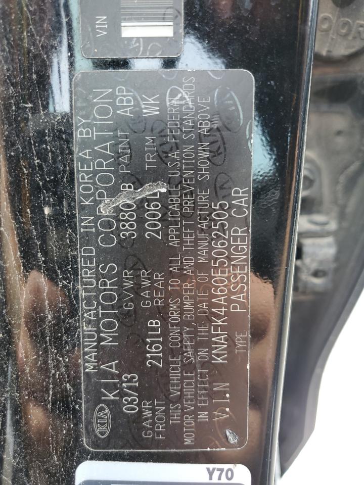 2014 Kia Forte Lx VIN: KNAFK4A60E5062505 Lot: 64861105