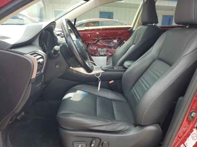  LEXUS NX 2015 Czerwony