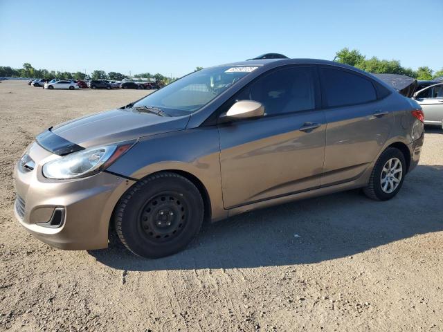 Sedans HYUNDAI ACCENT 2014 tan