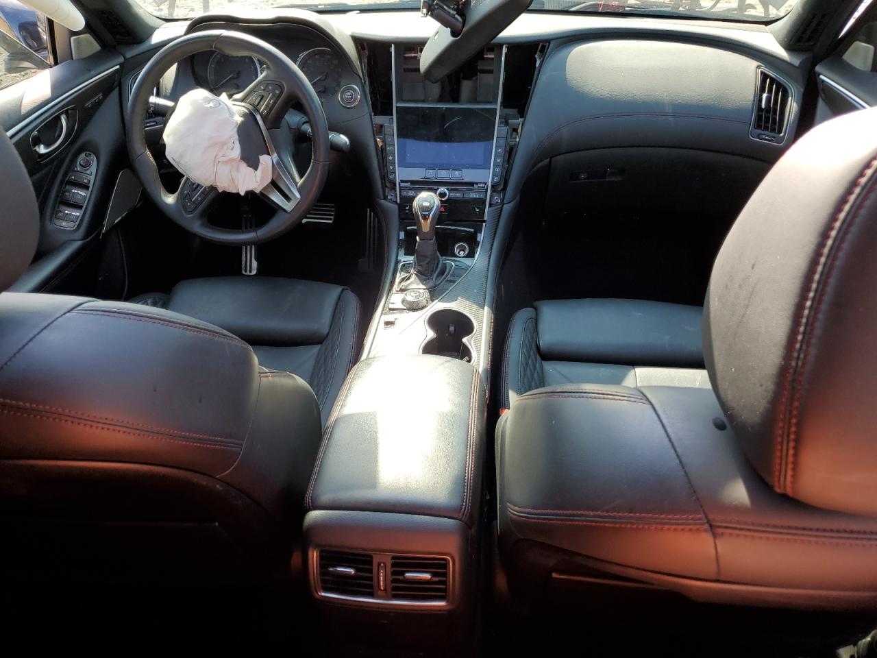 2021 Infiniti Q50 Red Sport 400 VIN: JN1FV7DP8MM850603 Lot: 66805535