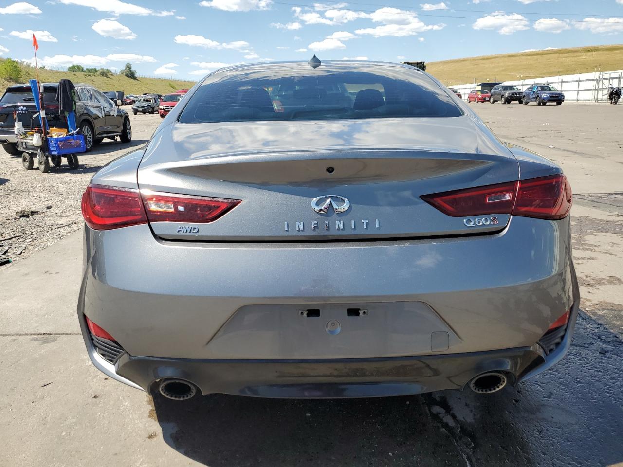 2017 Infiniti Q60 Red Sport 400 VIN: JN1FV7EL3HM700772 Lot: 63491075