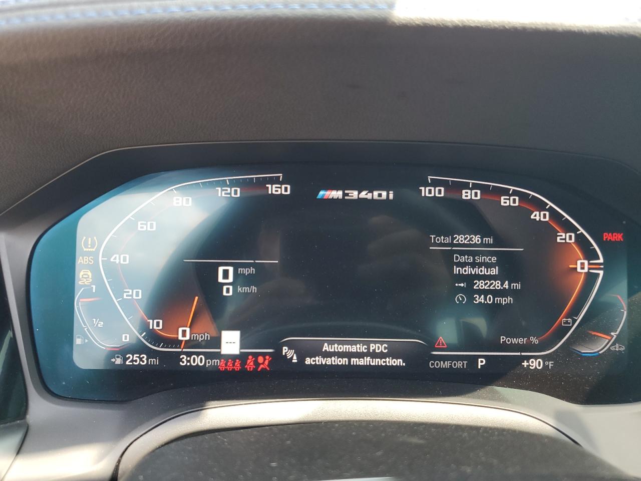 2021 BMW M340Xi VIN: 3MW5U9J0XM8C14287 Lot: 63743275