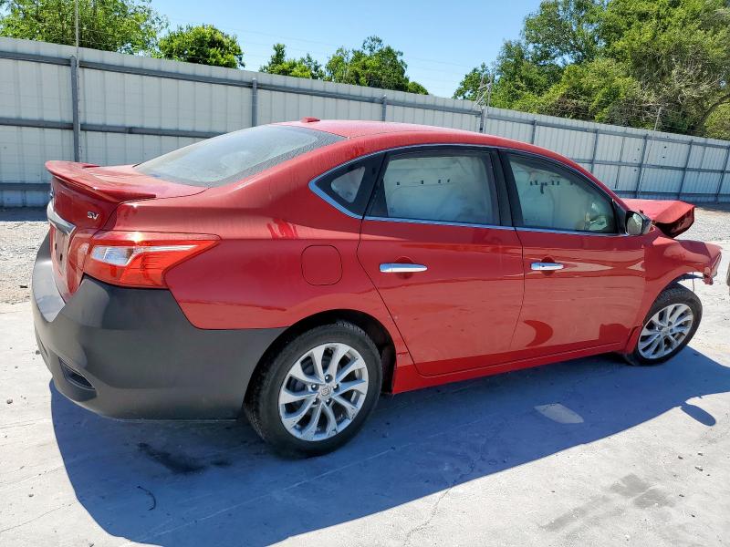  NISSAN SENTRA 2019 Czerwony