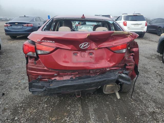 Sedans HYUNDAI ELANTRA 2016 Red
