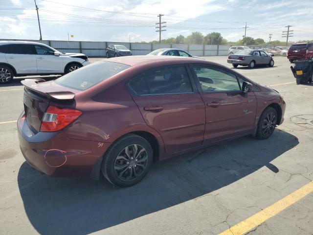 Sedans HONDA CIVIC 2012 Czerwony