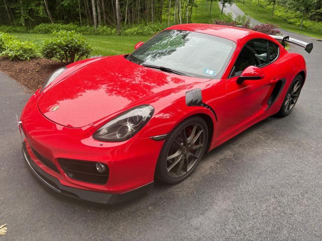 Купе PORSCHE CAYMAN 2014 Красный
