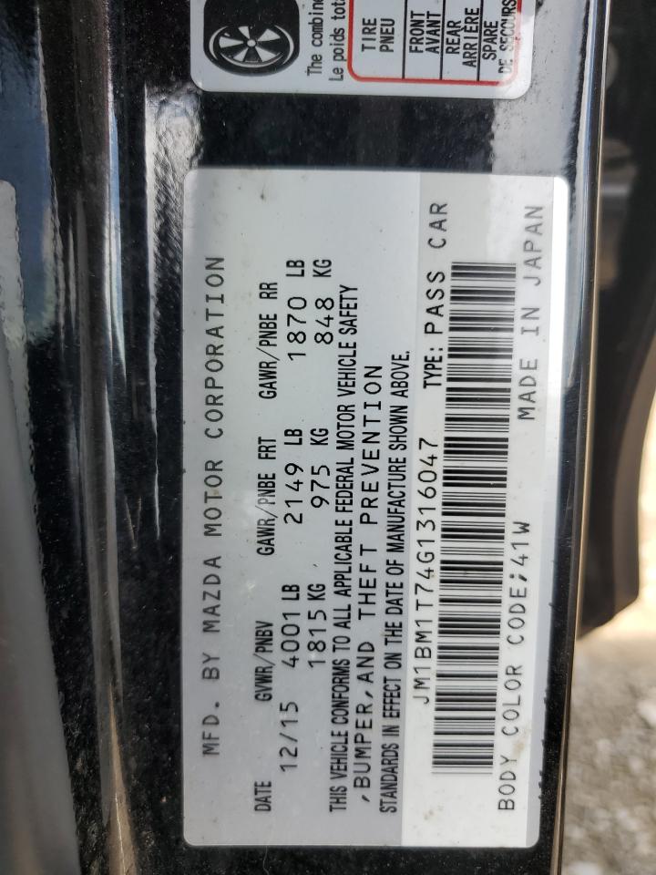2016 Mazda 3 Sport VIN: JM1BM1T74G1316047 Lot: 64612075