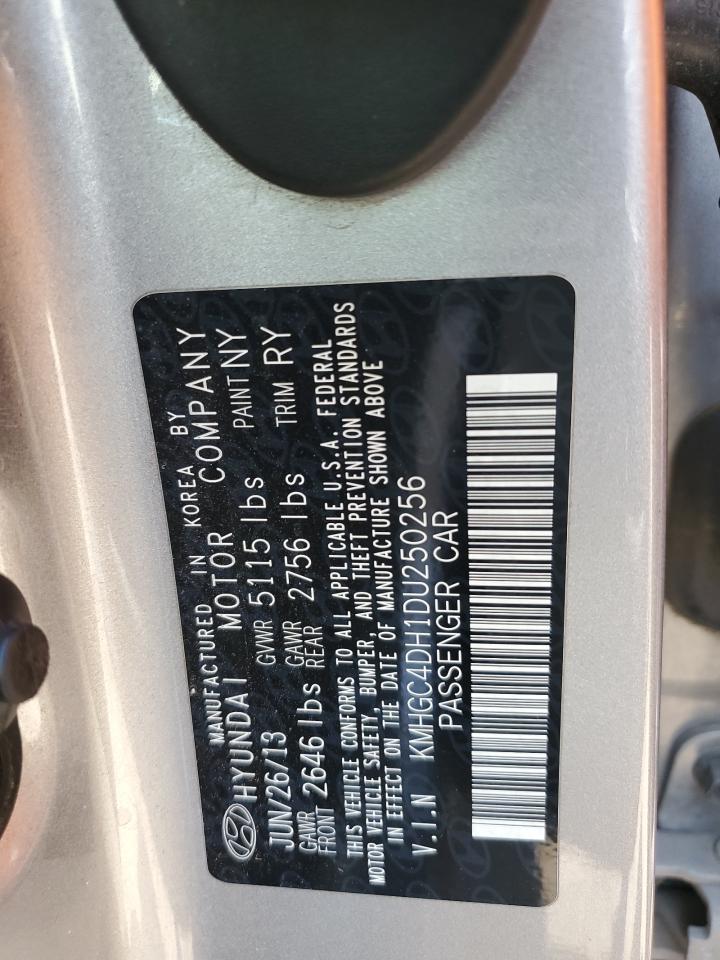 2013 Hyundai Genesis 5.0L VIN: KMHGC4DH1DU250256 Lot: 64666765