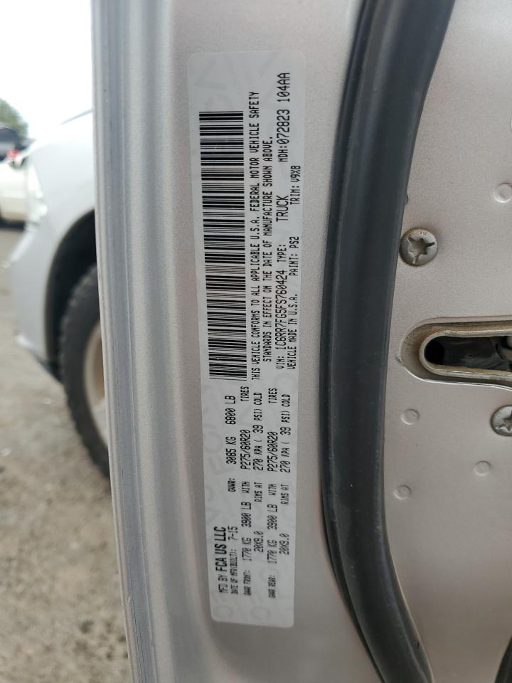 2015 Ram 1500 St VIN: 1C6RR7FG5FS760424 Lot: 65052075