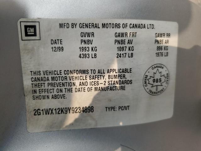 2000 CHEVROLET MONTE CARLO SS  