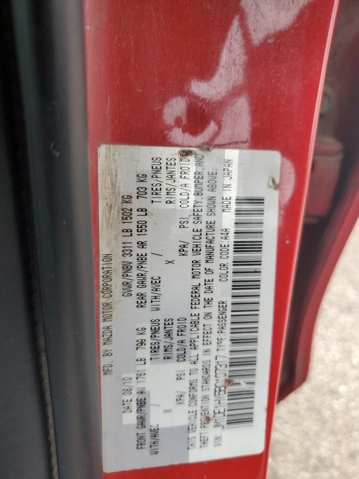 2011 Mazda Mazda2 VIN: JM1DE1HY6B0107317 Lot: 64939075