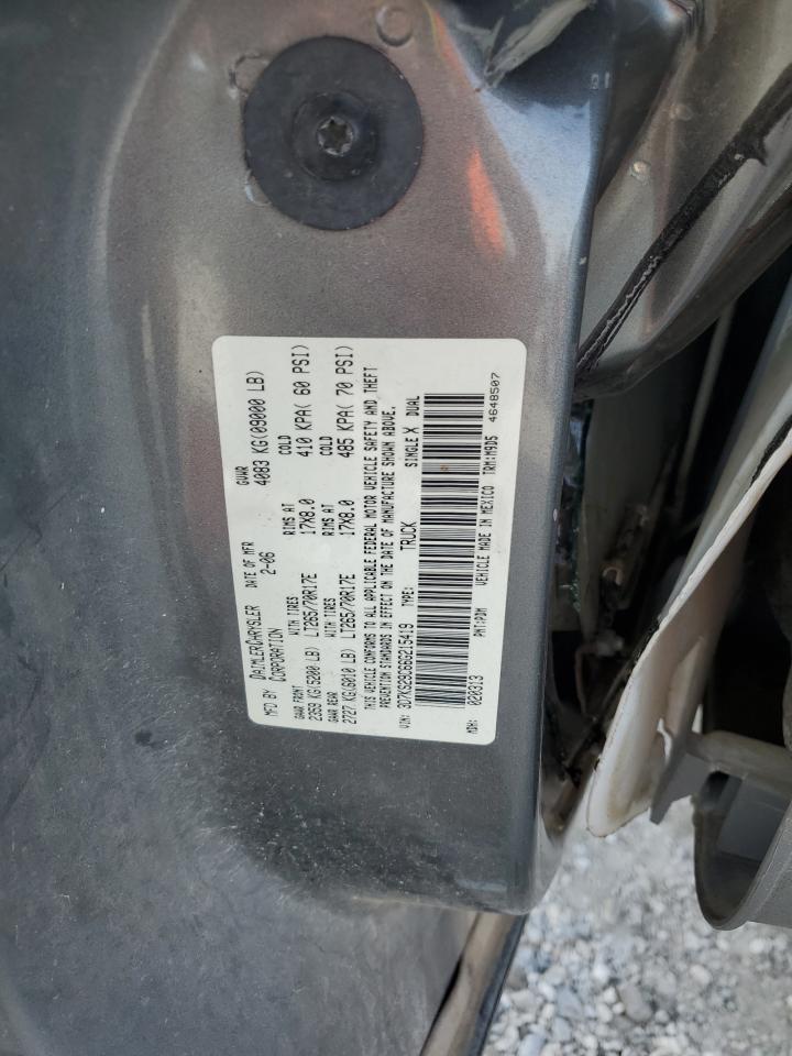 2006 Dodge Ram 2500 VIN: 3D7KS29C66G215419 Lot: 65279945