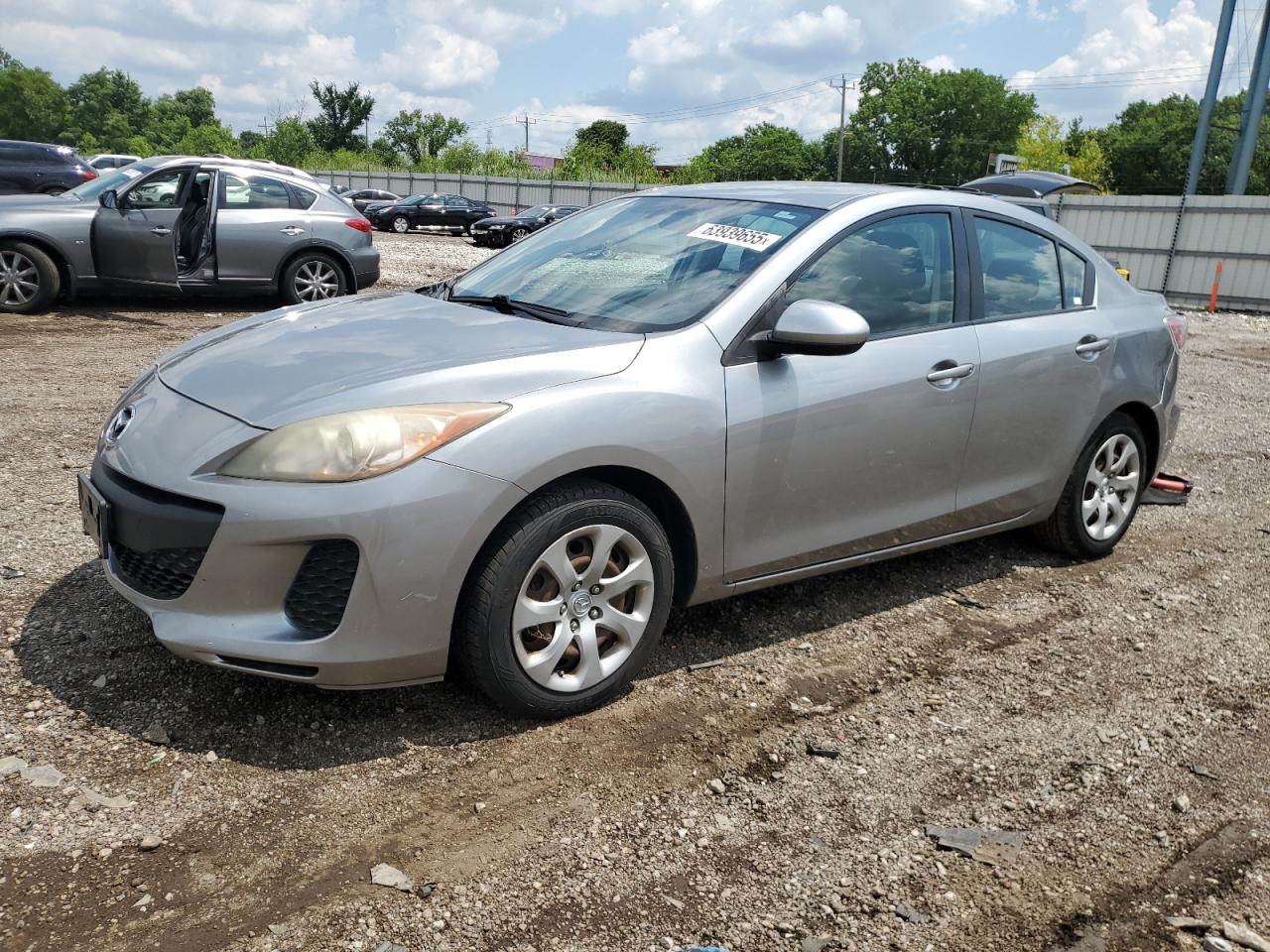 2012 Mazda 3 I silver null gas JM1BL1UF2C1597204 photo #1
