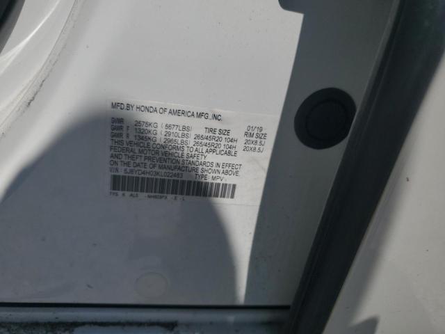 Фото: 5J8YD4H03KL022483