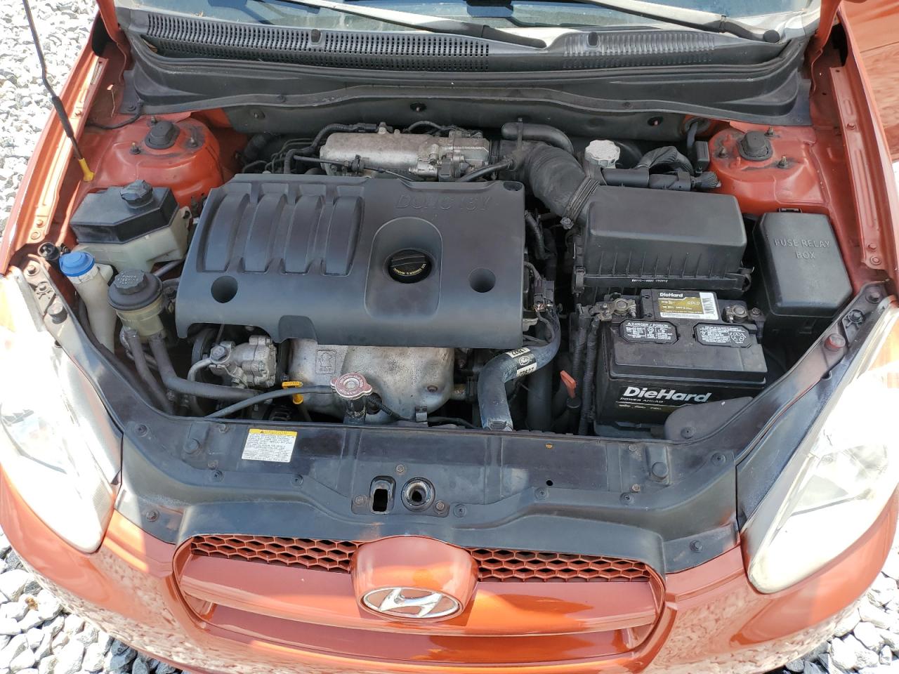 2010 Hyundai Accent Blue VIN: KMHCM3AC6AU161518 Lot: 64688275