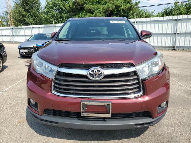  TOYOTA HIGHLANDER 2016 Бургунди