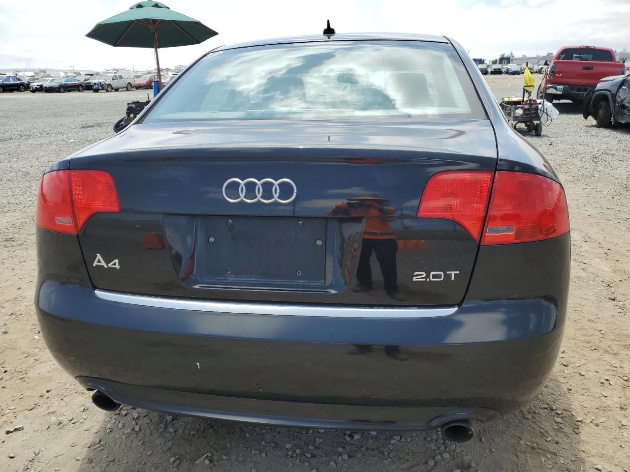 2008 Audi A4 2.0T VIN: WAUAF78E98A166631 Lot: 65085665