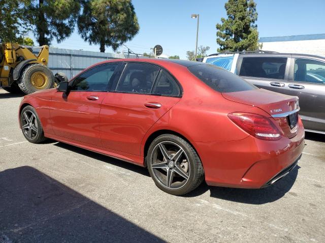  MERCEDES-BENZ C-CLASS 2017 Burgundy