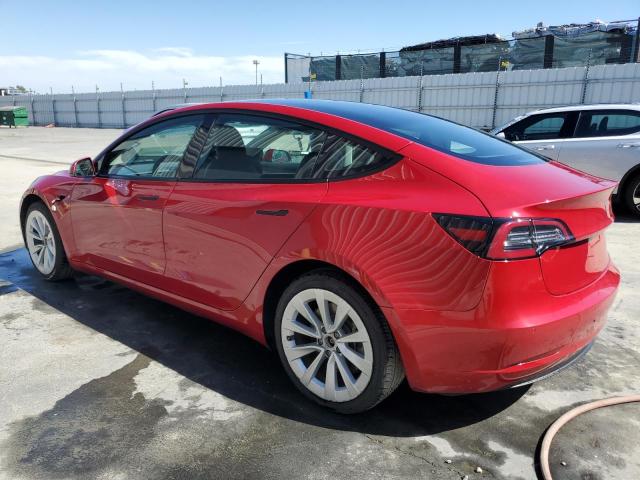  TESLA MODEL 3 2022 Red