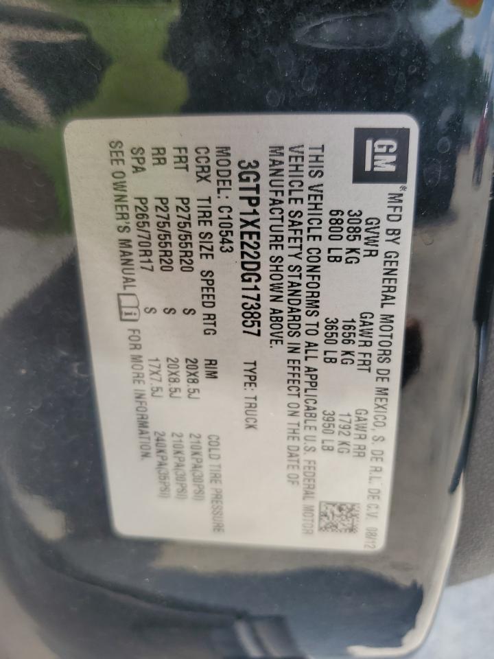 3gtp1xe22dg173857 3GTP1XE22DG173857 2013 GMC Sierra C1500 Denali