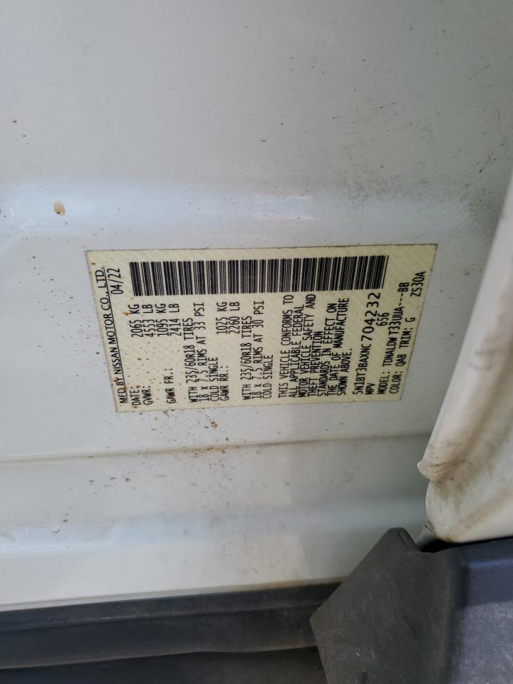 2022 Nissan Rogue Sv VIN: 5N1BT3BAXNC704232 Lot: 66521545