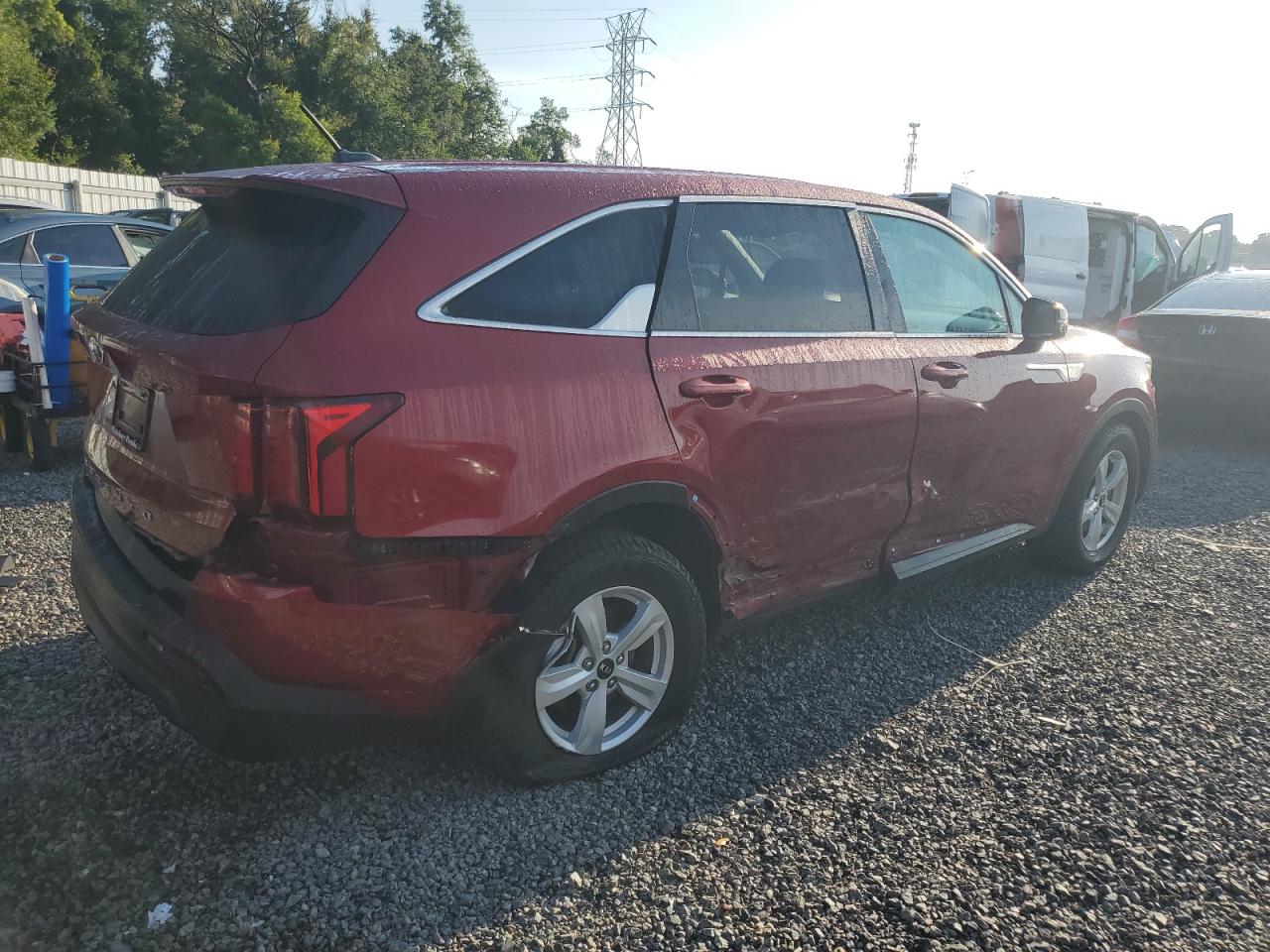 2021 Kia Sorento Lx VIN: 5XYRG4LC8MG017886 Lot: 64757465