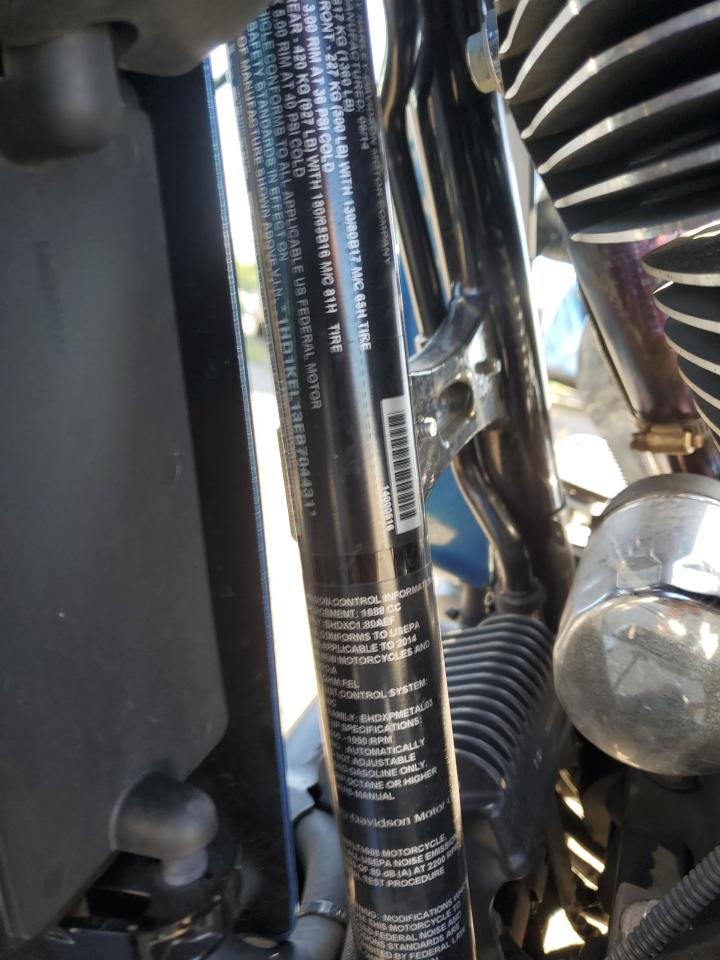 2014 Harley-Davidson Flhtk Electra Glide Ultra Limited VIN: 1HD1KEL13EB704431 Lot: 66024955