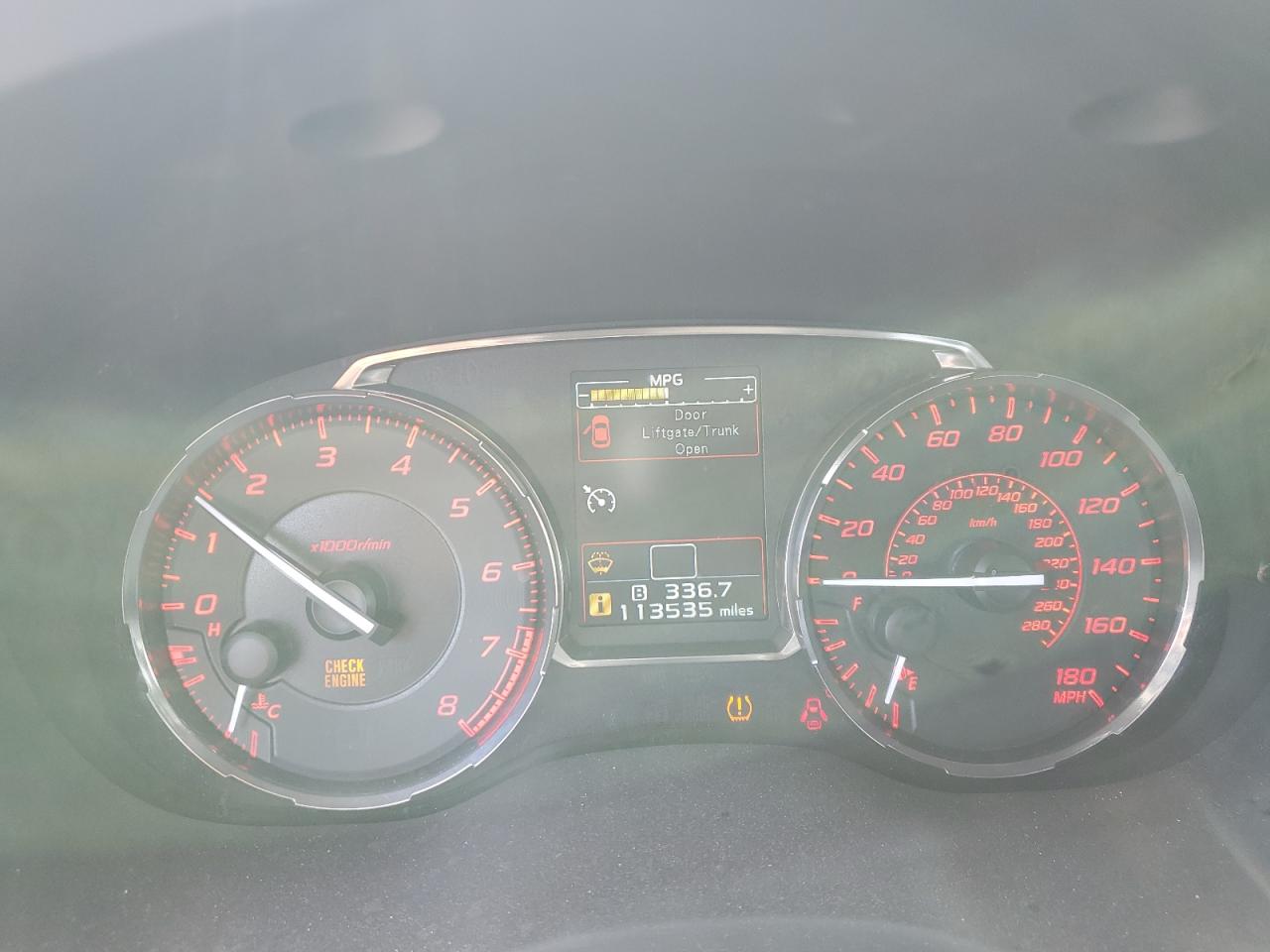 2016 Subaru Wrx VIN: JF1VA1B61G9801848 Lot: 64597675