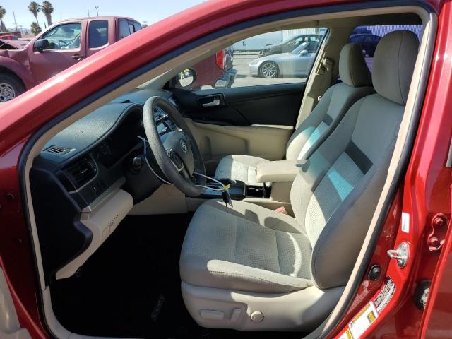  TOYOTA CAMRY 2014 Czerwony