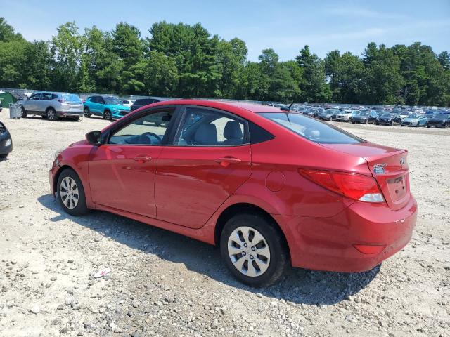  HYUNDAI ACCENT 2016 Red